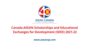Canada-ASEAN SEED Scholarship 2022